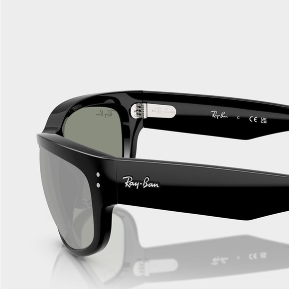 Ray-Ban mega balorama special edition silver mirror Black Sunglasses main image 14